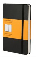 neuveden: Zápisník Moleskine - tvrdé desky, S, linkovaný - černý