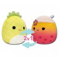 neuveden: Squishmallows 2v1 - ananas Maui a bubble tea Bergit 13 cm