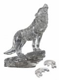 neuveden: 3D Crystal puzzle Vlk / 37 dílků