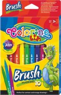 neuveden: Brush fixy - dlouhý štětcový hrot 10 barev