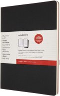neuveden: Moleskine Sešity plánovací 2 ks černé /červené XXL, linkovaný