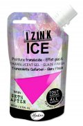 neuveden: Průsvitná gelová barva IZINK Ice - červená 80 ml