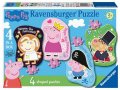 neuveden: Ravensburger Puzzle - Moje první puzzle - Prasátko Peppa/4,6,8,10 dílků