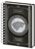 neuveden: Zápisník Game of Thrones - Stark A5