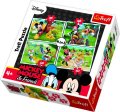 neuveden: Trefl Puzzle Mickey Mouse a přátelé v parku 4v1 (35,48,54,70 dílků)