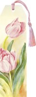 -: Knižní záložka Pastel Spring Tulip