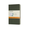 neuveden: Sešity Moleskine Cahier, S, linkované, 3 ks - tm. zelené