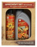 : Dárkové baleni Retro industrial červené (sprchový olej, sprchový gel 3v1)