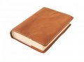 neuveden: Kožený obal na knihu KLASIK M 22,7 x 36,3 cm - kůže ořechová