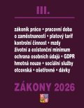 neuveden: Zákony III 2026 Zákoník práce, Pojištění, Sociální služby - Zákoník práce, 