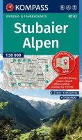 : Stubaiské Alpy 1:50 000 / turistická mapa KOMPASS 83