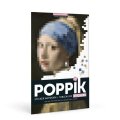 neuveden: Poppik Malý samolepkový plakát - VERMEER (Dívka s perlovými náušnicemi)