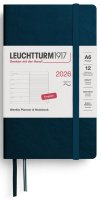 neuveden: Weekly Planner & Notebook 2026 Pocket (A6) Deep Sea