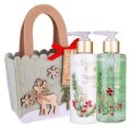 : Koupelová sada Winter Spa v plstěném sáčku Zimní ovoce 2x200ml