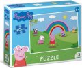 neuveden: Puzzle Prasátko Peppa: Duhové radovánky 60 dílků