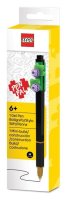 -: LEGO® Botanicals Gelové pero, černé - fialová květina