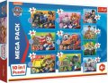 neuveden: Puzzle Tlapková patrola 10v1