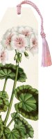 -: Knižní záložka Geranium White
