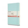 neuveden: Moleskine Skicář světle modrý L, tvrdý, tečkovaný