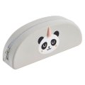 neuveden: Pouzdro se zipem Puppies Friends - Panda,  šedé