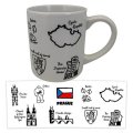 neuveden: Hrnek TOP PRAHA bílý 250 ml