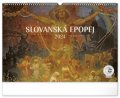 neuveden: Kalendář 2024 nástěnný: Alfons Mucha - Slovanská epopej, 48 × 33 cm