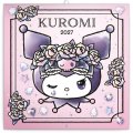: Kalendář 2027 poznámkový: Kuromi , 30 x 30 cm