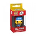 neuveden: Funko POP Keychains: Simpsons - USA Homer (klíčenka)