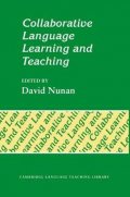 Nunan David: Collaborative Language Learning and Teaching