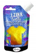 neuveden: Textilní barva IZINK Textile - zlatá, 80 ml