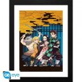 neuveden: Demon Slayer Zarámovaný plakát - Key Art