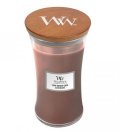neuveden: WoodWick Stone Washed Suede svíčka váza 609g
