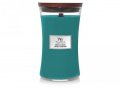 neuveden: WoodWick Juniper & Spruce svíčka váza 609g