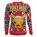 neuveden: Pokémon vánoční svetr - Pikachu (velikost M)