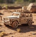 -: NiXiM Dřevěné 3D puzzle Terénní auto
