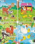 neuveden: Puzzle MINI - Mláďátka roztomilá/10 dílků (4 druhy)