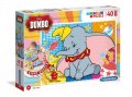 neuveden: Clementoni Puzzle Supercolor Dumbo Floor / 40 dílků