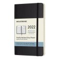 neuveden: Moleskine Měsíční diář 2022 černý S, měkký