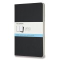 neuveden: Sešity Moleskine Cahier, L, tečkované, 3 ks - černé