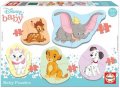 neuveden: Puzzle baby Disney zvířata 2 5v1 (3-5 dílků)