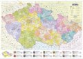 neuveden: Česko - administrativní mapa nástěnná 1:500 000