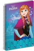 neuveden: Blok - Frozen – Ledové království Anna, nelinkovaný, A4