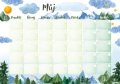 : Měsíční plánovač - A4 - Hory