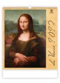 neuveden: Kalendář nástěnný 2023 - Leonardo da Vinci, Exclusive Edition