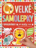 Petit Véronique: Velké samolepky a omalovánky pro malé ruce Divoká zvířata