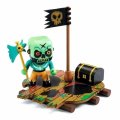 neuveden: DJECO Arty toys figurka Pirát s pokladem