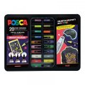 neuveden: Posca sada popisovačů GROOVY COLOURS - mix barev (20 ks)
