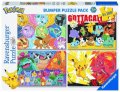 neuveden: Ravensburger Puzzle Pokémon 4x100 dílků