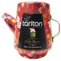 neuveden: TARLTON Tea Pot Holly Berry Black - sypaný černý čaj s kousky ovoce v plech