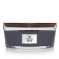 neuveden: WoodWick Indigo Suede svíčka loď 453,6g